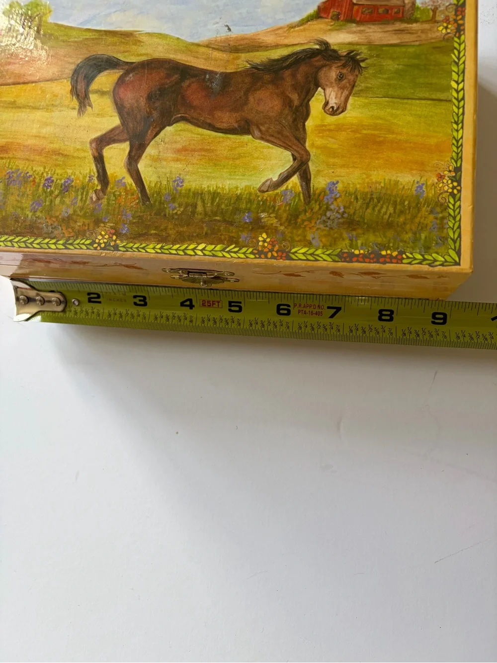 Enchantmints 2006 Vintage Horse Jewelry Music Box with Twist Song Western Pony